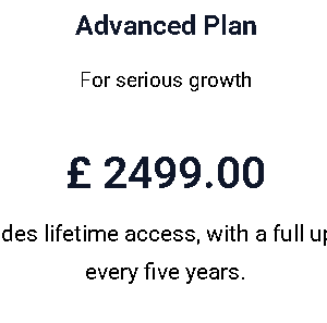 Advanced lifetime Plan For Maintenance website