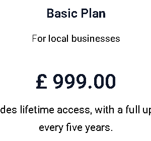 Basic lifetime Plan For Maintenance website