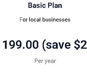 Basic Plan Yearly For Maintenance website