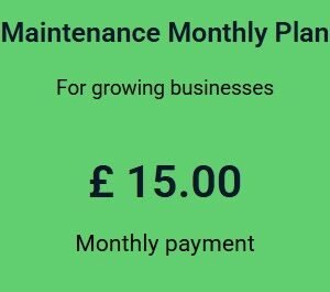 Maintenance Monthly Plan