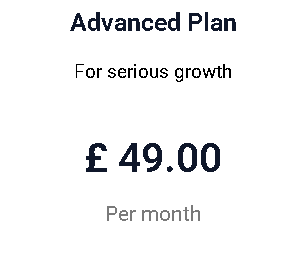 Advanced Plan monthly For Maintenance website