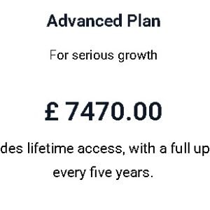 Advanced lifetime of 5 years Plan For Maintenance website