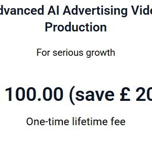 Advanced AI Advertising Video Production One-time lifetime fee