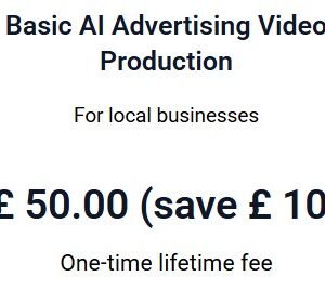 Basic AI Advertising Video Production One-time lifetime fee